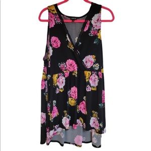 Hi low soft stretchy tank top